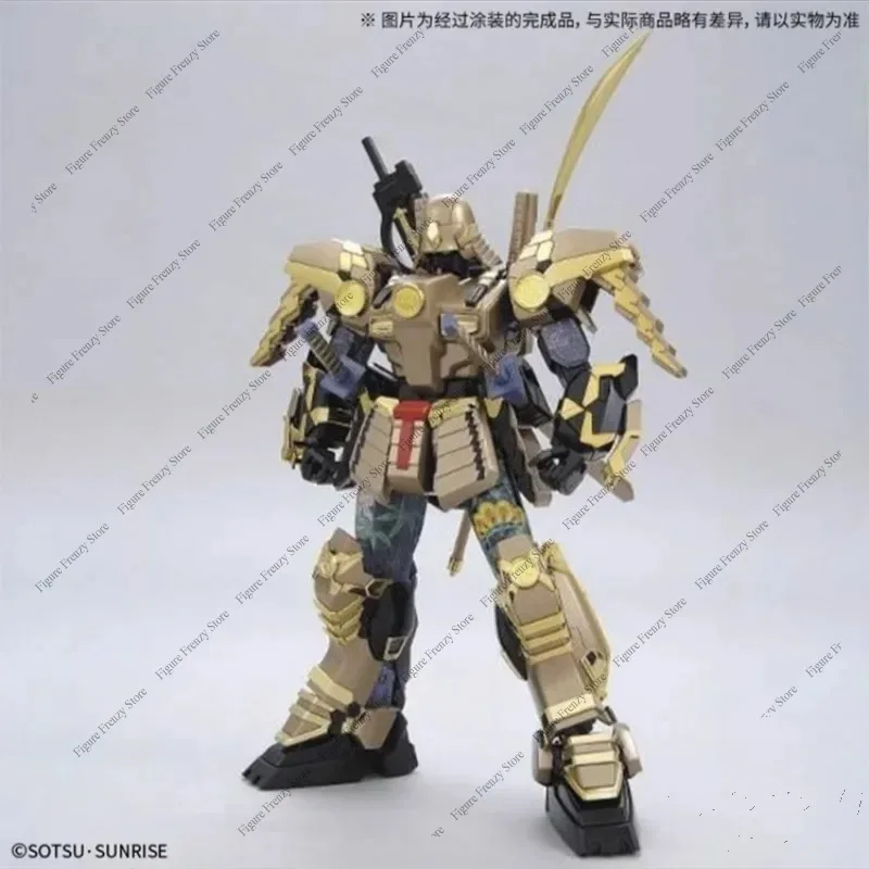 Фото Специальное предложение: Оригинальный конструктор Bandai Gundam MG 1/100 MUSHA GUNDAM Mk-II TOKUGAWA IEYASU VER, фигурка, игрушка, подарок №3