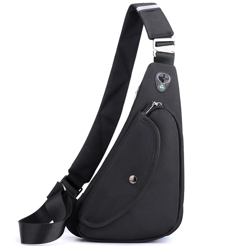 

Men‘s New Waterproof Casual Single Shoulder Bags Travel Sports Outdoor Messenger Pack Crossbody Sling Chest Bag Pack For Male