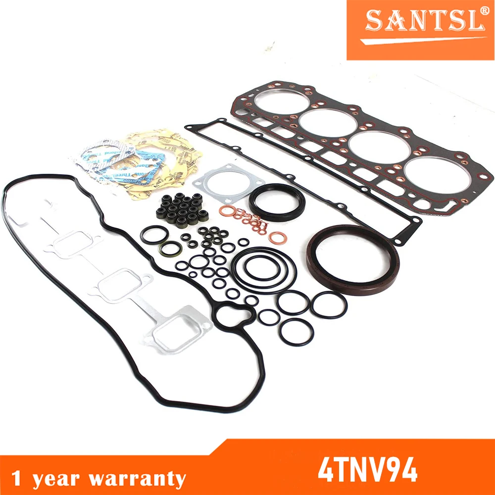 Комплект для ремонта 4TNV94 4TNV94L двигателя Yanmar John Deere 328E 332 Автозапчасти погрузчика