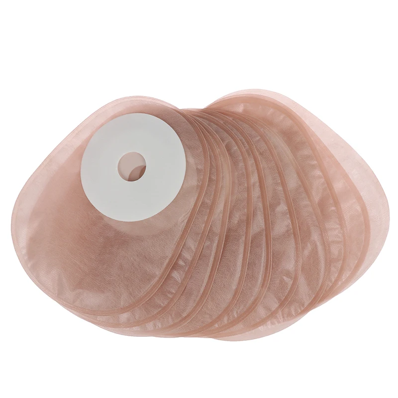 10 шт./лот Экономичные закрытые сумки для колостомии из поликарбоната цельные