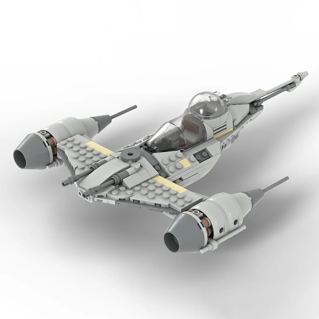 

Authorized MOC-115255 1/48 Space Wars Fighter Building Blocks Sci-Fi Style MOC Set (348PCS)