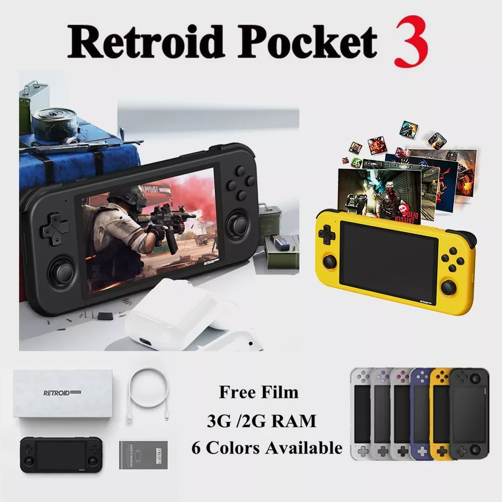 

Портативная Ретро игровая консоль 3G 32G HDMI-4,7 дюймовый сенсорный экран retrot мини игровая консоль для ретро карманного 3 PS2