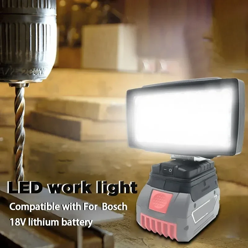 36 бусин фонарик Электрический фонарь USB-фонарь для Bosch 18V BAT609 BAT618 литий-ионный