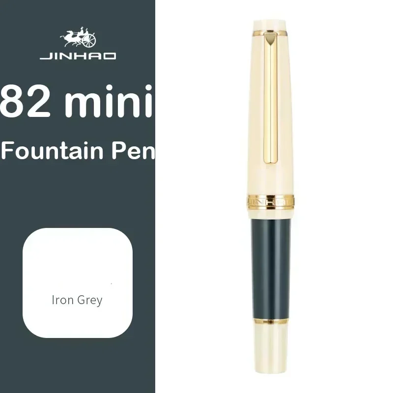 

Перьевая ручка JINHAO 82 MINI, акриловая ручка Spin EF F M, перо с золотыми чернилами, милые ручки, офисные школьные принадлежности, канцелярские принадлежности