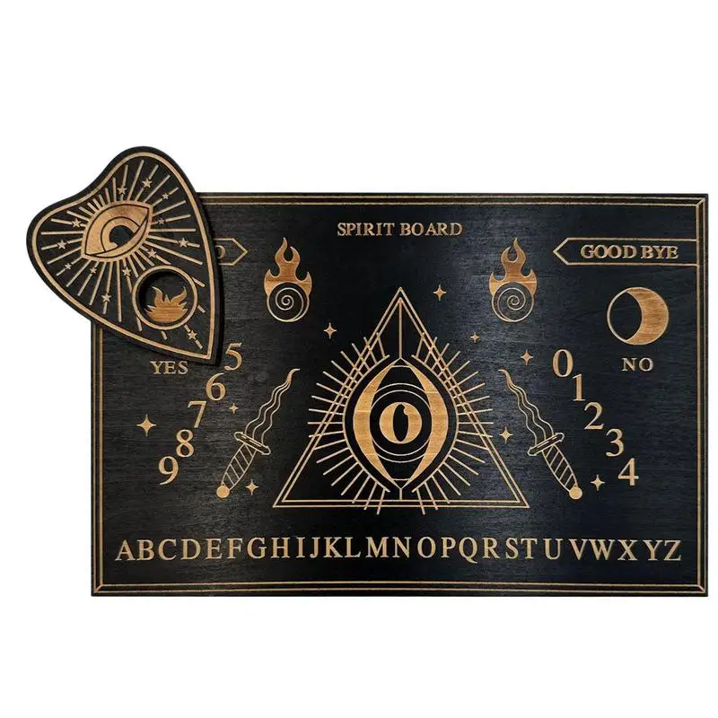 

Pendulum Board For Divination Wooden Metaphysical Planchette Decorative Boards With Letters Numbers Spirit Decorations Pendulum