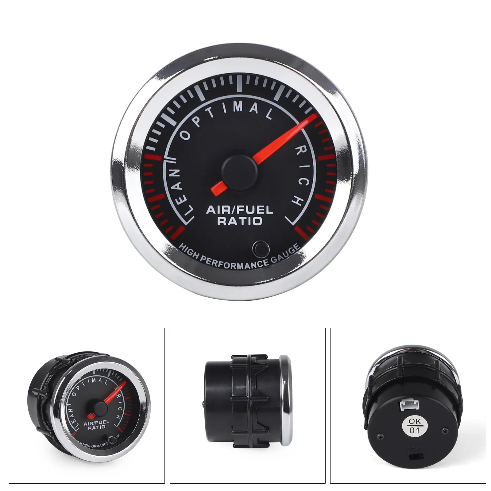 Универсальный автомобильный 2 дюйма 52 мм соотношение воздуха и топлива AFR-метр 12 В