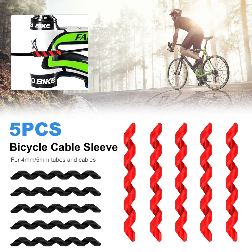 

Spiral Mountain Bike Cable Sleeve Housing TPR Protector Sport Mtb Road Cycling Accessories Brake Shift Cable Tube Anti-Friction