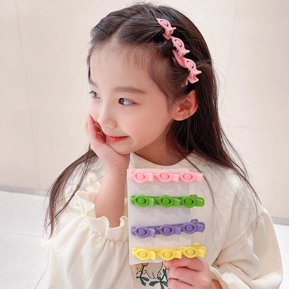 

Women Vintage Colorful Bangs Fixed Creativity Hair Clips Sweet Hair Decorate Hairpin Barrettes Headband Fashion Hair Accessories