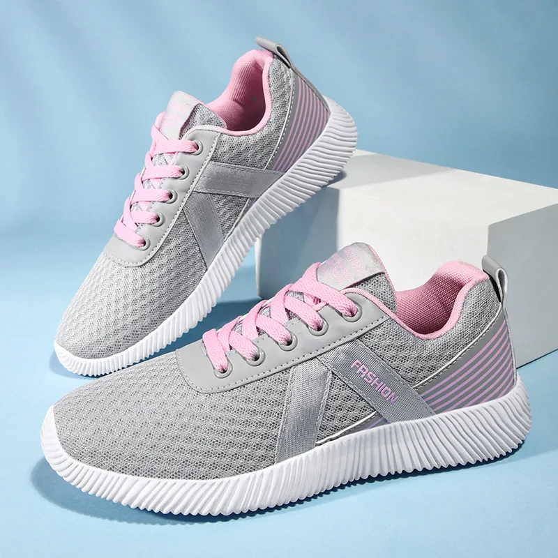 

Sneakers Shoes Women 2022 Plus Size Platform Sneakers Trainers Shoes Ladies Flat Chunky Sneakers Walking Shoes Woman Mujer