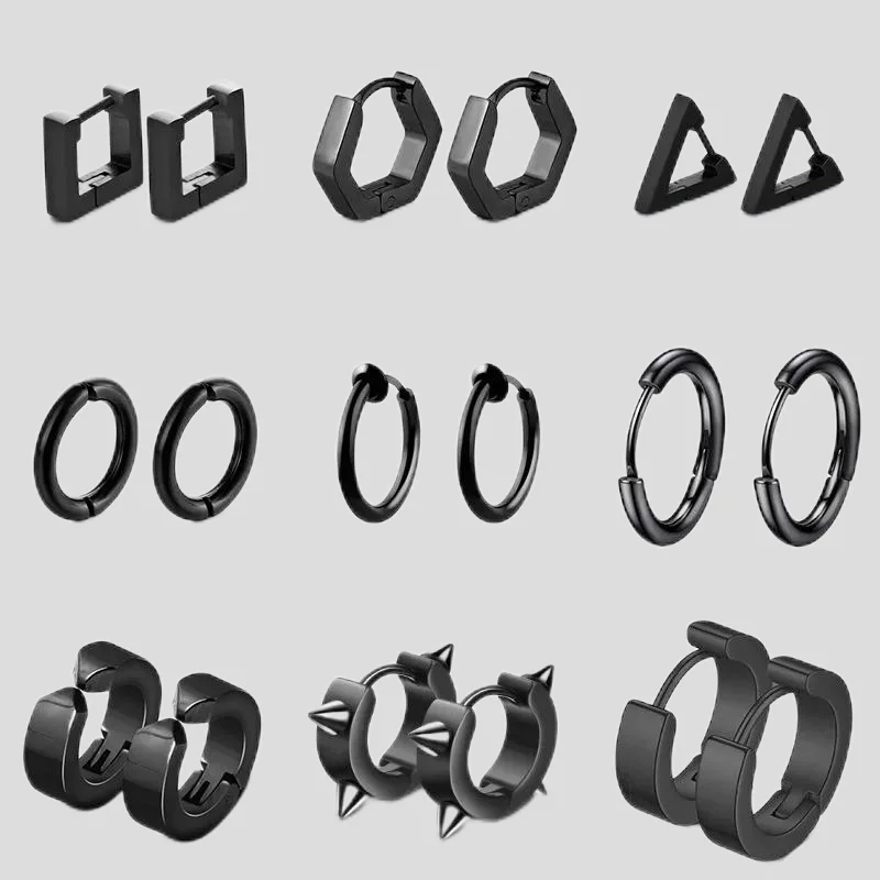 Showfay простые шикарные серьги-кольца из нержавеющей стали золотого цвета для