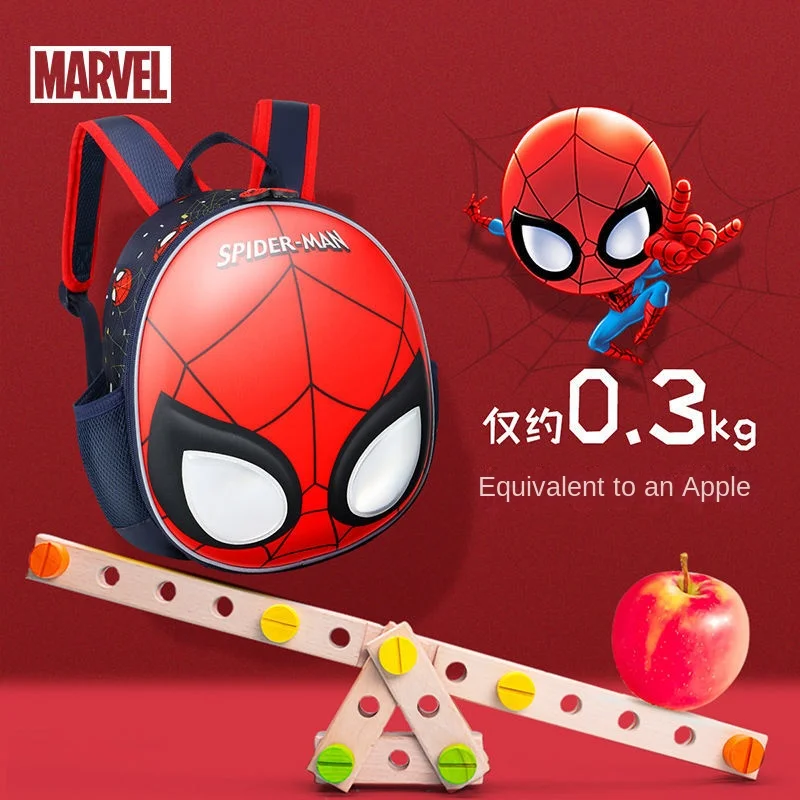 Disney kindergarten schoolbag boy spider man new cute eggshell light little boy Backpack  kids bags for girls