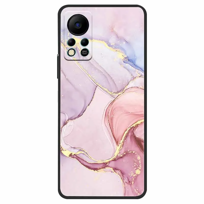 for infinix hot 11s nfc marble soft silicone phone cover for infinix hot 11s nfc 6 78 back cover x6812b coque funda bag new free global shipping
