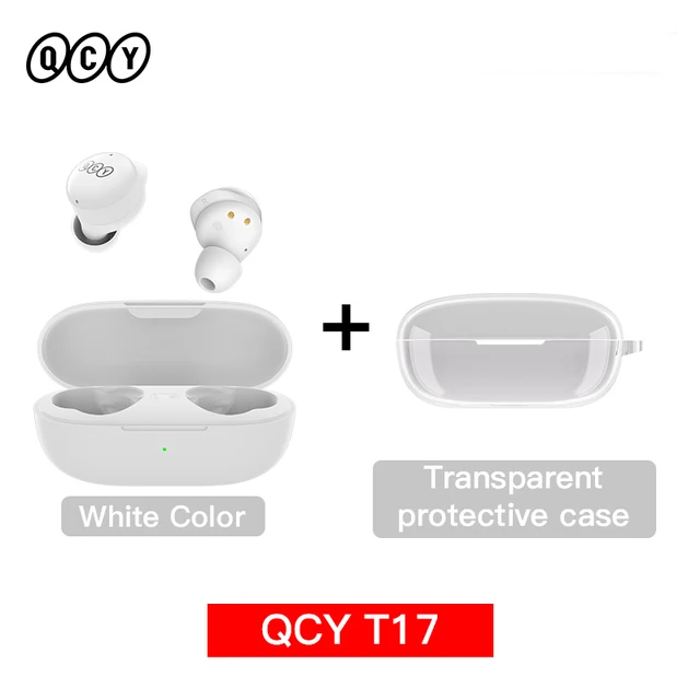 QCY T17 white + case