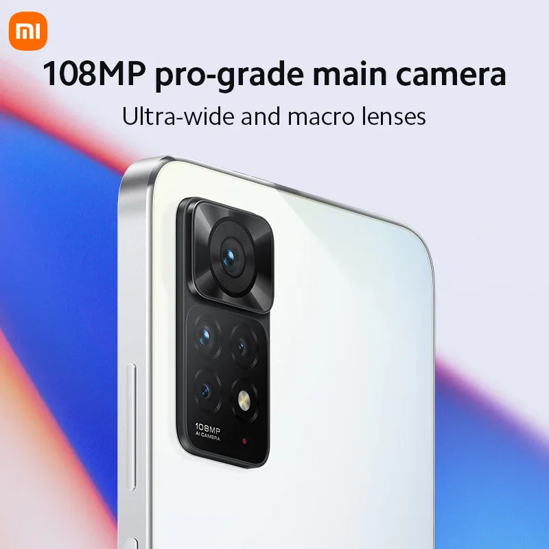 Глобальная версия Xiaomi Redmi Note 11 Pro смартфон 8GB 128GB памяти Процессор MTK Helio G96 Octa Core 108MP