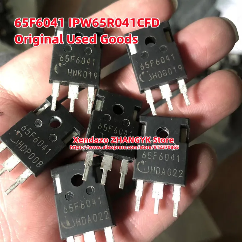 

5pcs/lot Original Used Goods 65F6041 IPW65R041CFD MOSFET Transistor 650V 68.5A TO-247