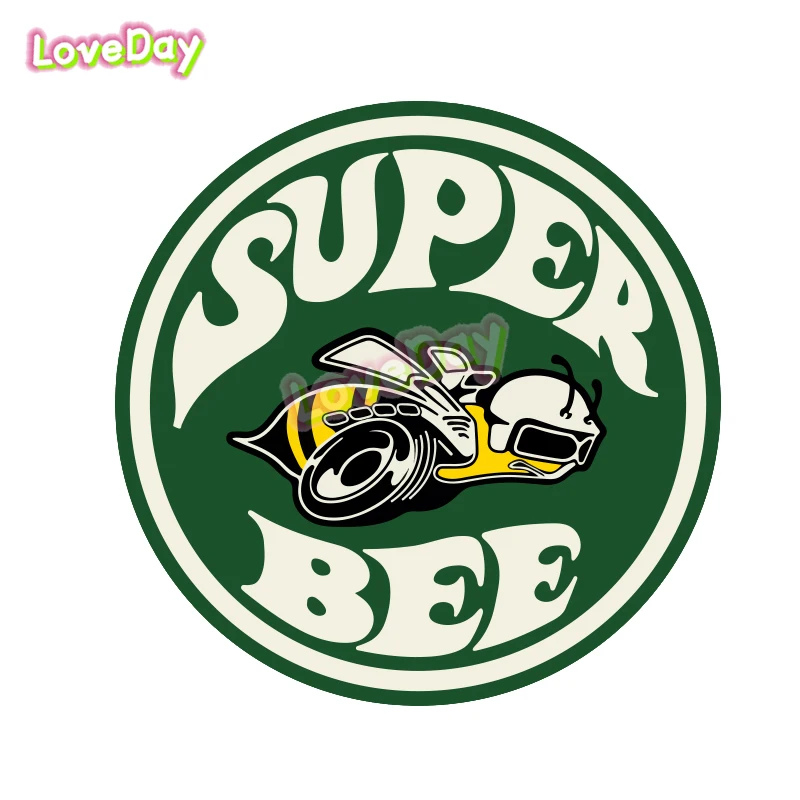 

Автомобильные наклейки SuperBee, круглые гоночные клейкие наклейки, наклейки для скоростных занятий спортом, виниловые наклейки для ноутбука