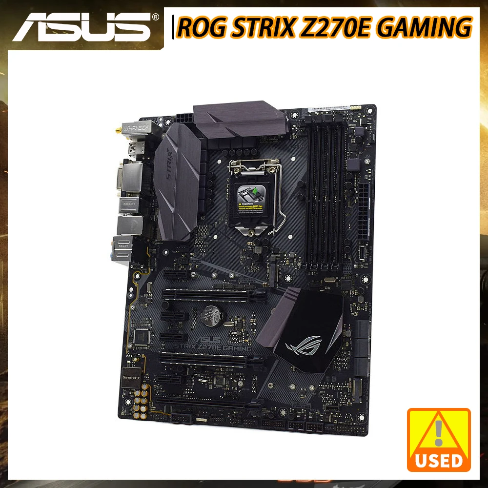 ASUS ROG STRIX Z270E игровая материнская плата 1151 DDR4 Поддержка процессоров Core i3 i5 i7 Intel Z270 64