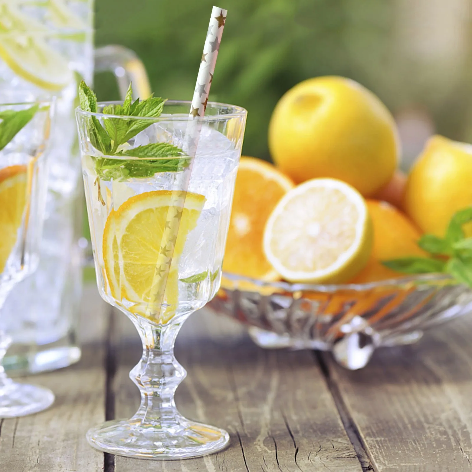 

Disposable Colored Paper Straw Party Decoration Juice Drink Milk Tea Straw 50PCS