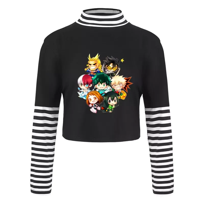 

NEW IN My Hero Academia Graphic Tshirt 90s Top Tees Female T Shirt Women Cartoon Harajuku Boku No Hero Academia Women's T-sh