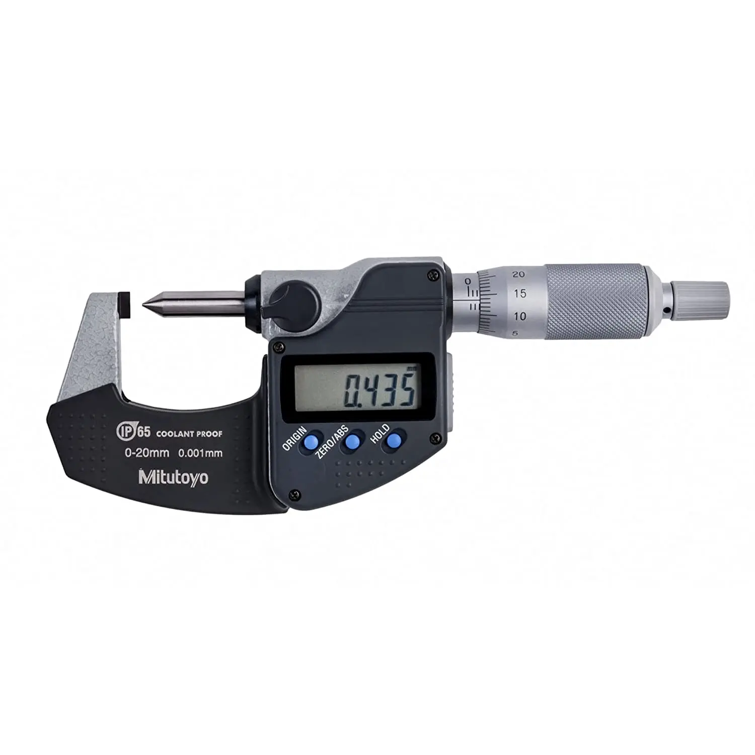 

Mitutoyo 342-271-30 CHM-20MX Micrometer, IP65, Crimp Height, 0-20 mm, 0.001 mm