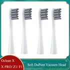 4 шт., сменные насадки для электрической зубной щетки Oclean X X PRO Z1 F1