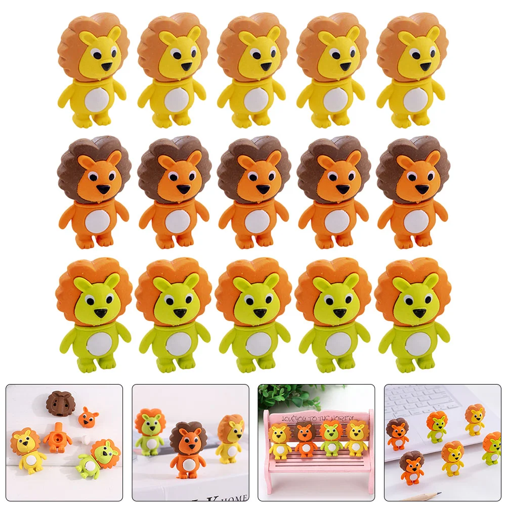 

Ластики в виде животных, 3D мини-ластик, резиновые детские канцелярские принадлежности, милые картины, сувениры, очаровательный студенческий мультяшный пазл