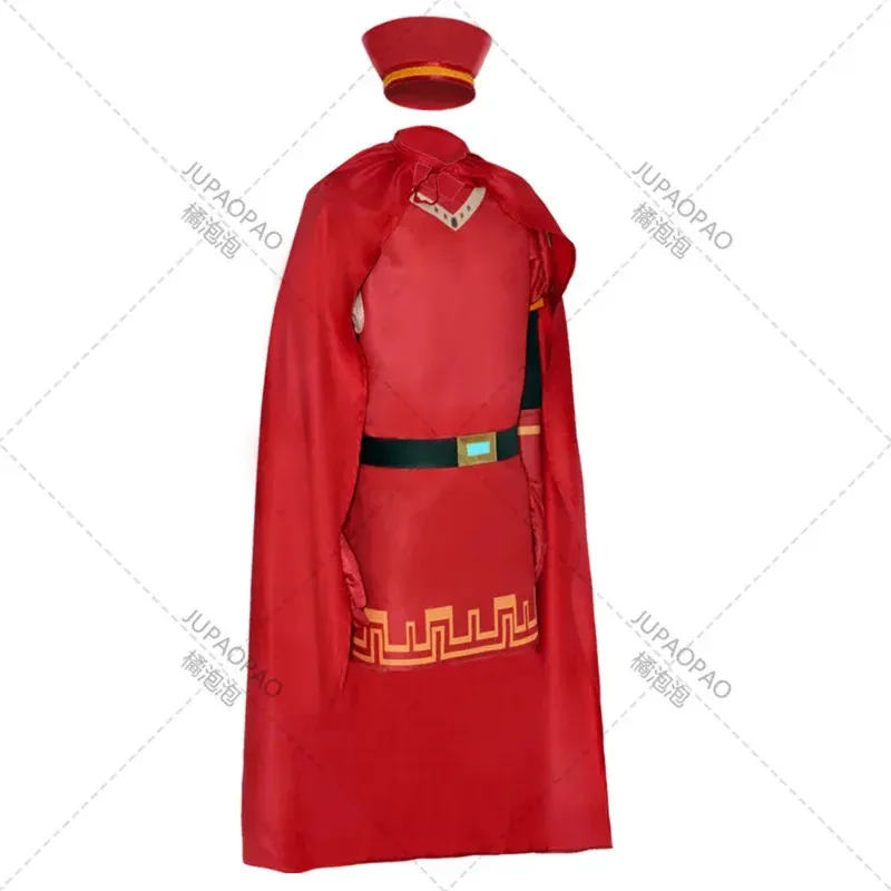 Новинка 2024, CosDaddy Lord Farquaad, карнавальный костюм для взрослых, мужское пальто, брюки, шляпа, униформа, средневековый наряд, карнавальный костюм на Хэллоуин (art.: 3920cf20a72ba) - 3920cf20a72ba