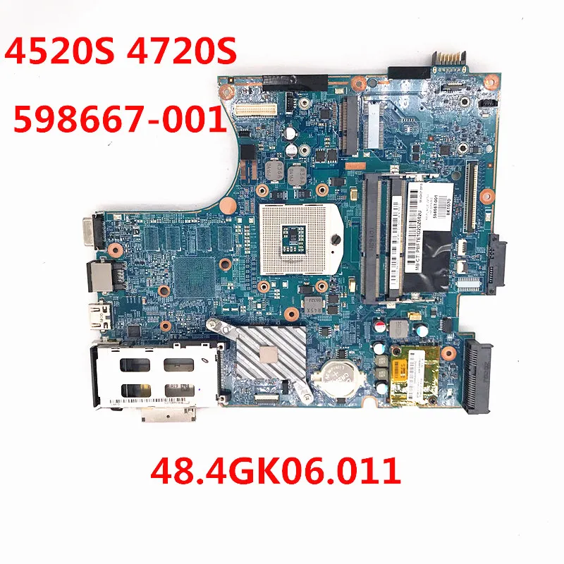 Высококачественная материнская плата для ноутбука 4520S 4720S 598667-001 H9265-1 48 4gk06. 011 Intel
