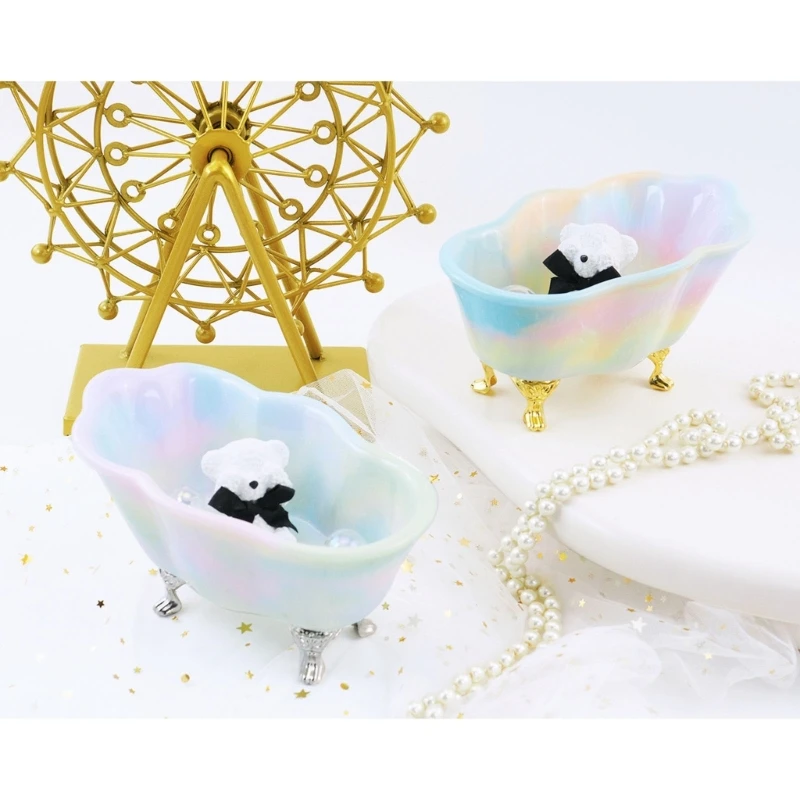 Силиконовые формы для мыльницы форма ванны подноса мыла из смолы с подставкой