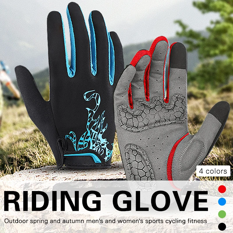 

Outdoor Riding Gloves Unisex Full Finger Gloves PortableTouchscreen Sports Gloves for Running Skiing Mountaineering A66