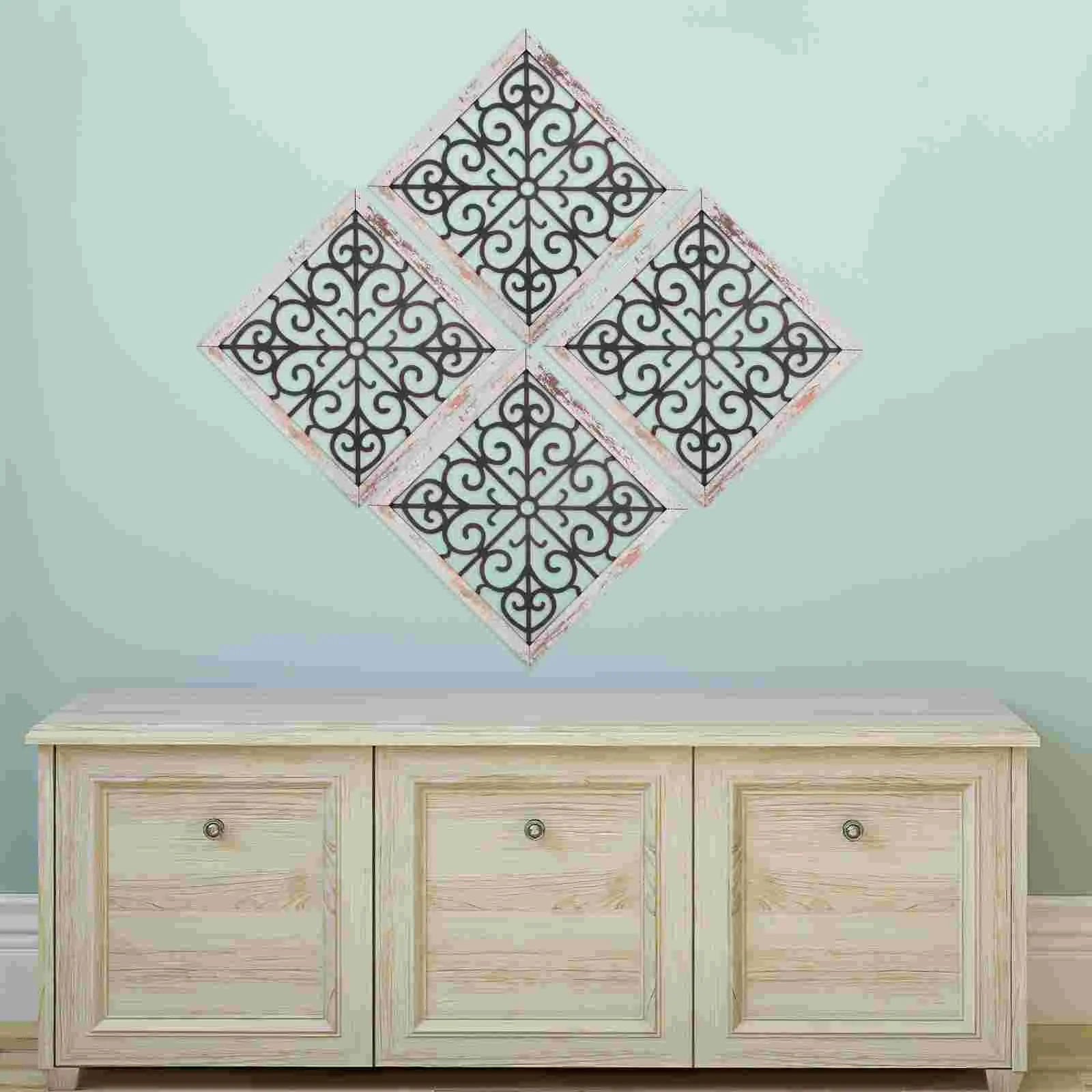 

Bedroom Adhesive Wooden Frame Wall Craft Wall Wooden Three-dimensional Decor