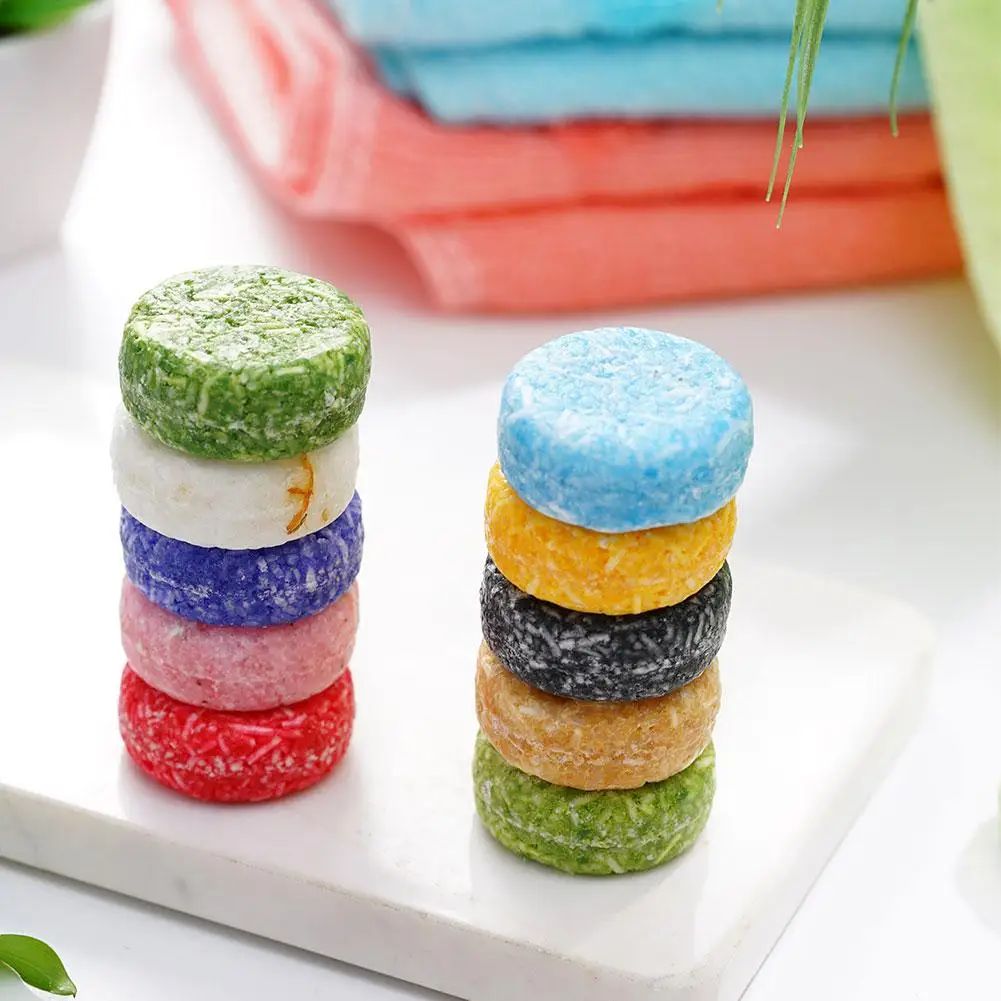 1 шт. 10 г натуральный органический шампунь для затемнения волос с эссенцией Polygonum