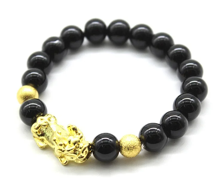 Обсидиановый браслет тактильные браслеты парные модели мужских браслетов для