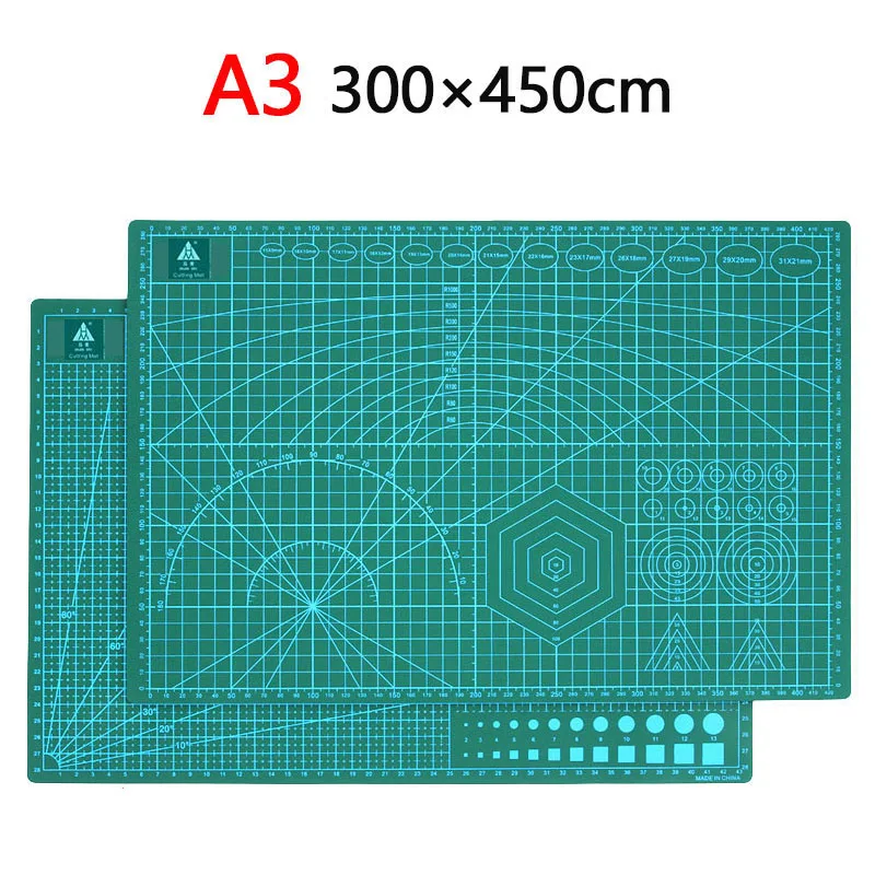 

ПВХ коврик для резки A3 A4 A5, коврик для резки в стиле пэчворк, инструменты для пэчворка A3, ручной инструмент «сделай сам», разделочная доска, двусторонняя самовосстанавливающаяся