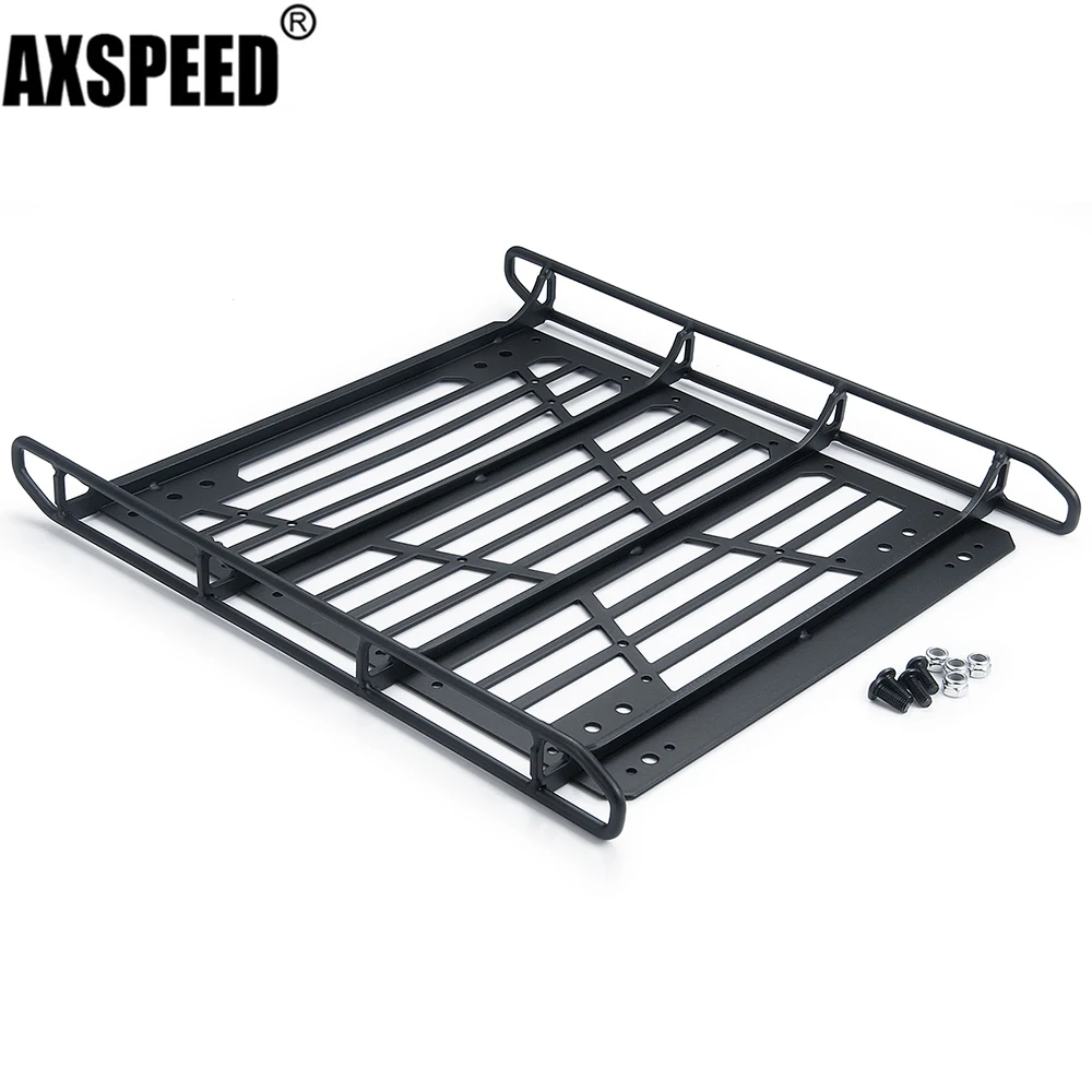

AXSPEED Metal Roof Rack Luggage Carrier for 1/10 Axial SCX10 III AXI03007 Wrangler RC Crawler Car Decoration DIY Parts