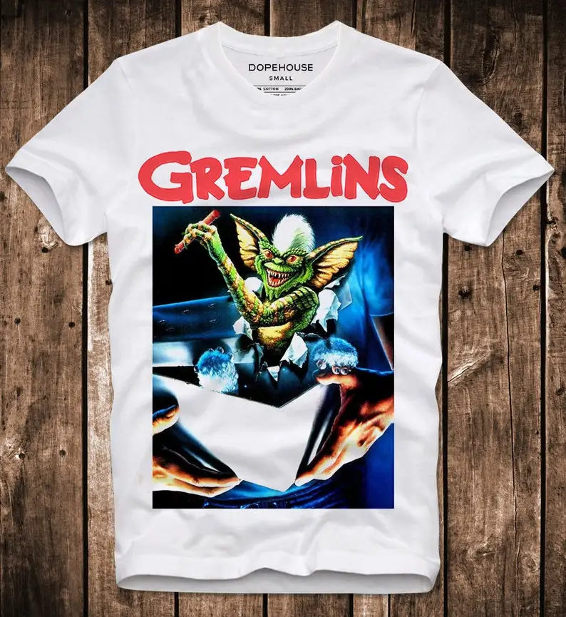 

T-Shirt Gremlins Mogwai Retro Vintage Sci Fi Science Fiction Monster