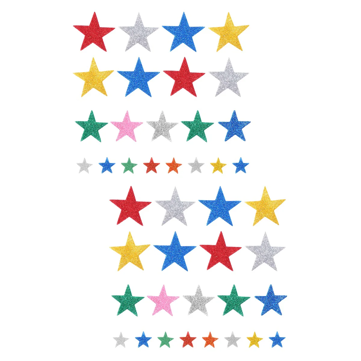 

Stickers Glitter Christmas Stickerparty Star Wall Decoration Kids Scrapbooking Evastickrs Window Reward Decals Motivational