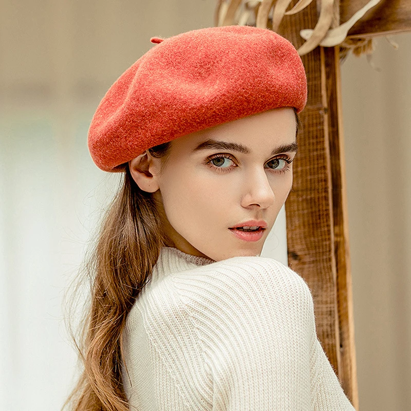 

Wool Contained Berets Women Painter Hat Beret Women Hat Beret Hat Winter Hats Vintage French Plaid Top Military Cap