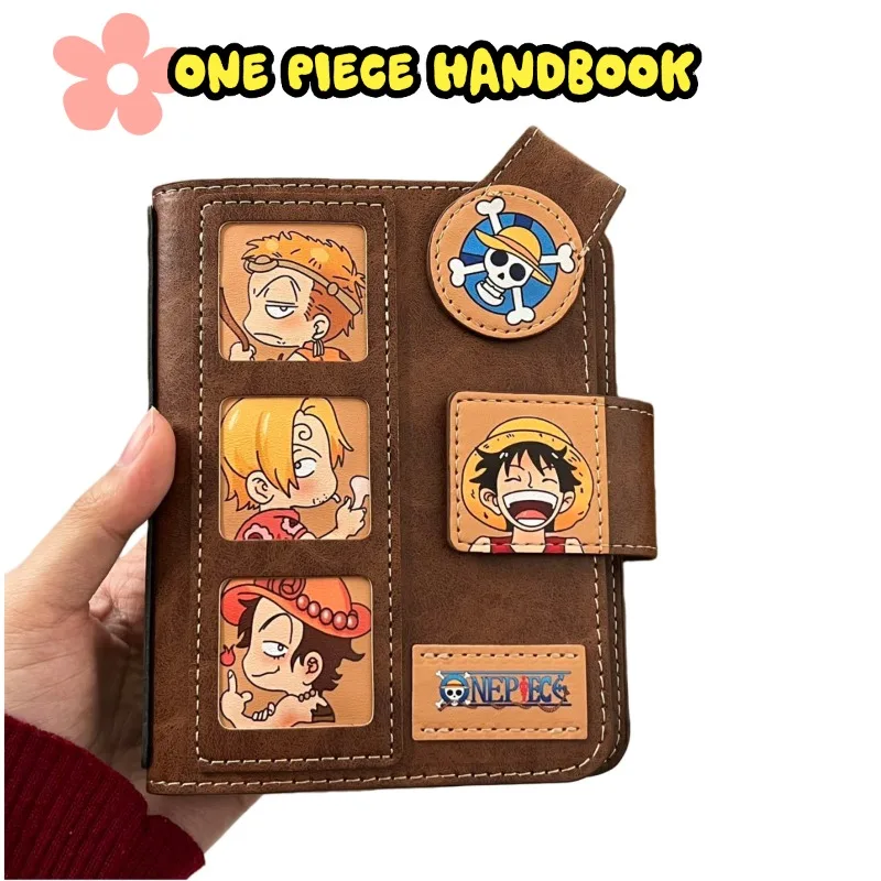 Фото Периферийные устройства японского ретро-аниме One Piece A7, стильный кожаный блокнот с вкладышами, высокоэстетический студенческий дневник №1