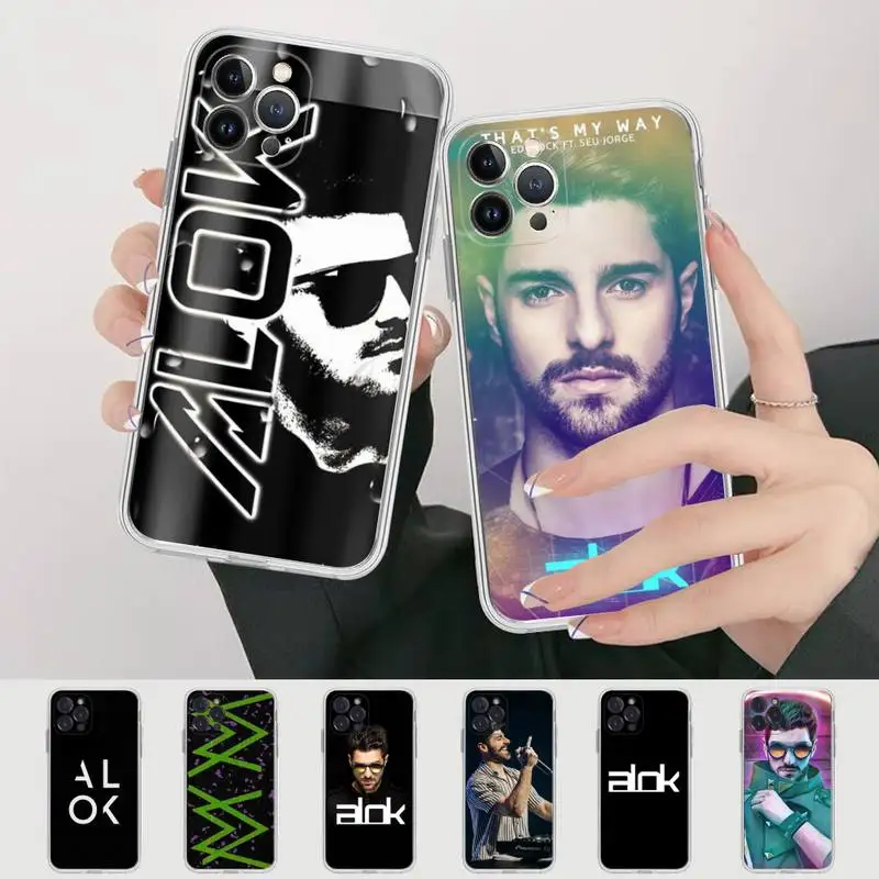 

Yinuoda ALOK DJ Phone Case For iPhone 14 13 12 Mini 11 Pro XS Max X XR SE 6 7 8 Plus Soft Silicone Cover