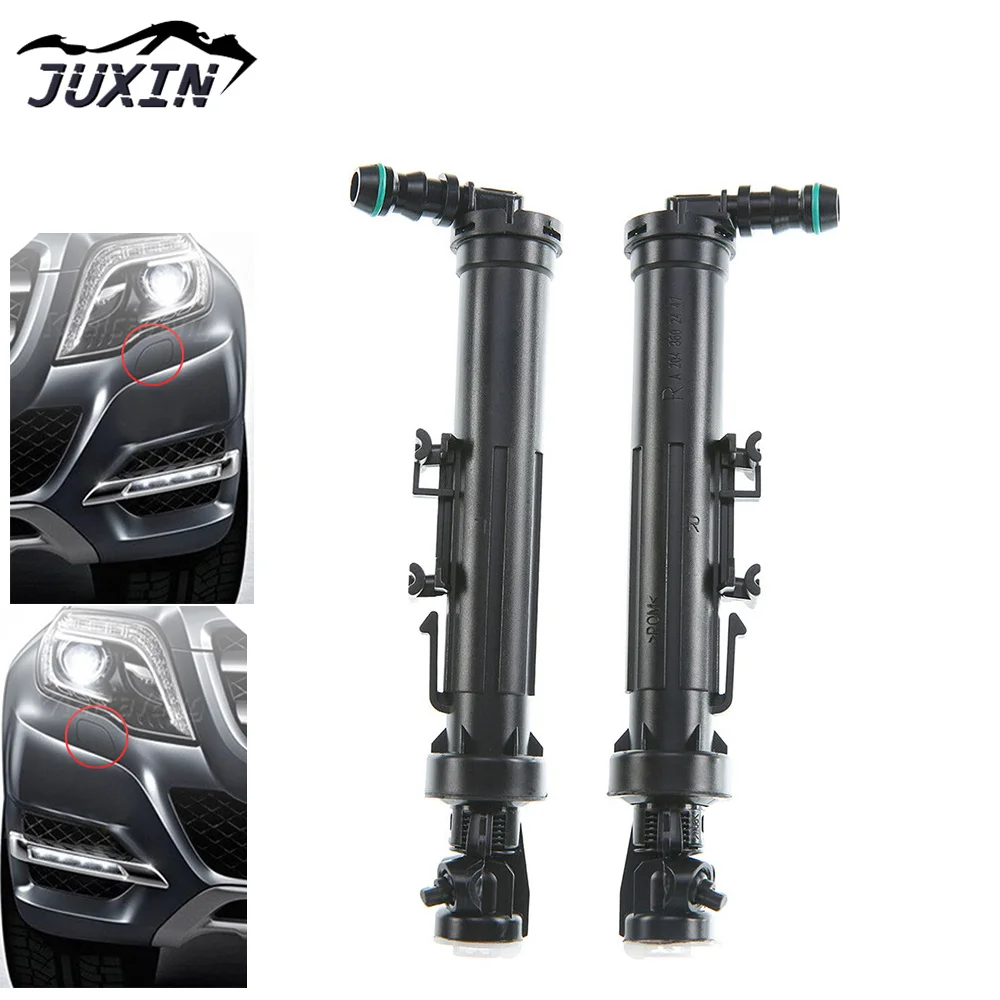 

Car Front Headlight Washer Nozzle Cleaning Jet Pump Water Sprayer LR For Mercedes Benz 13-15 X204 GLK250 GLK350 A2048602347/2447