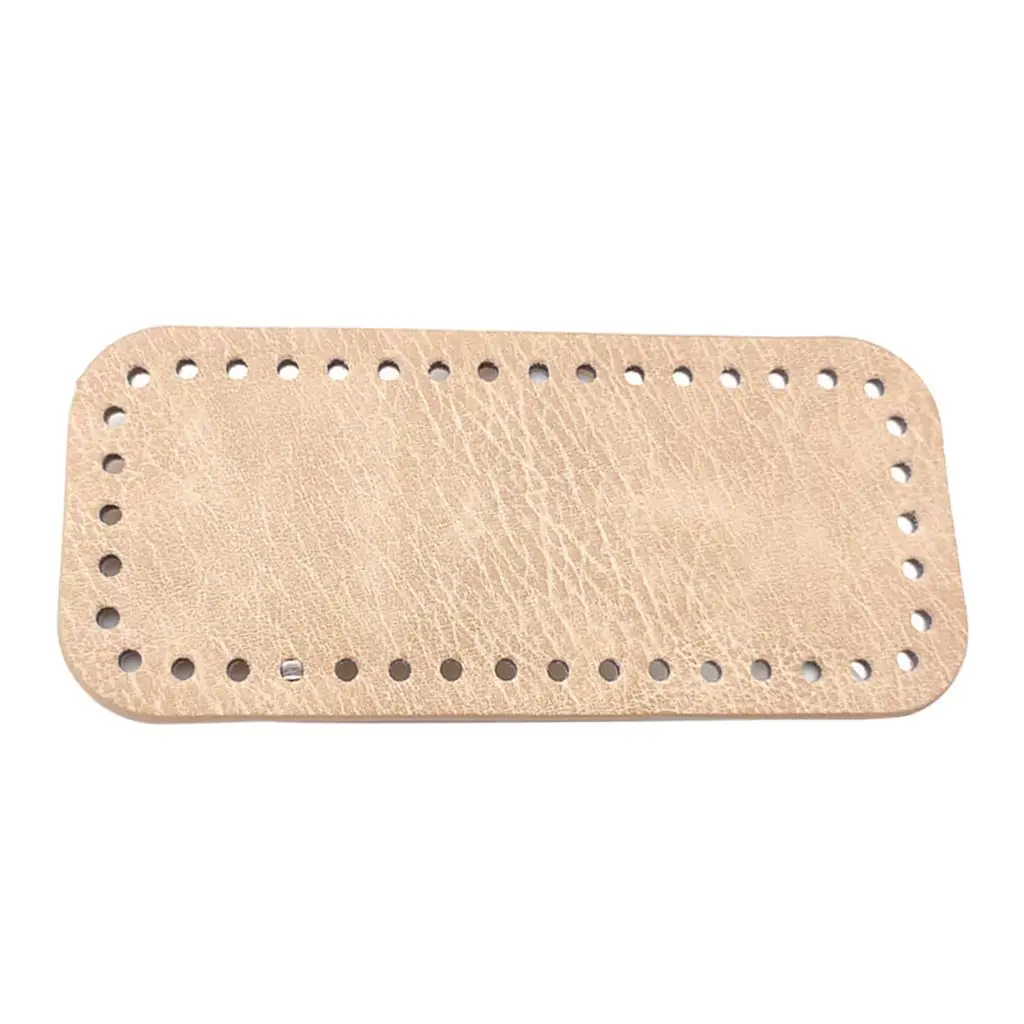 Вязание крючком из искусственной кожи формирователь дна сумки с предварительно