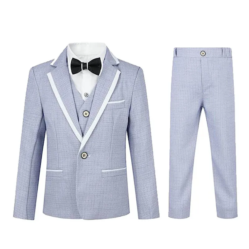 Свадебный костюм для мальчиков детская куртка подростков жилет брюки