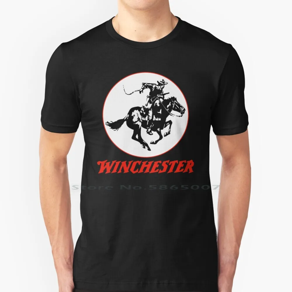 

Футболка с символом винчестера, 100% хлопок, Winchester Tikka, символ огнестрельного оружия, ружье Зиг Саур Ремингтон мосберг Марлин армия