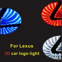 for lexus gs300 es300 es240 ds350 ls270 rx450h ct200h ex250 car 3d light led logo badge light change decorative light auto parts