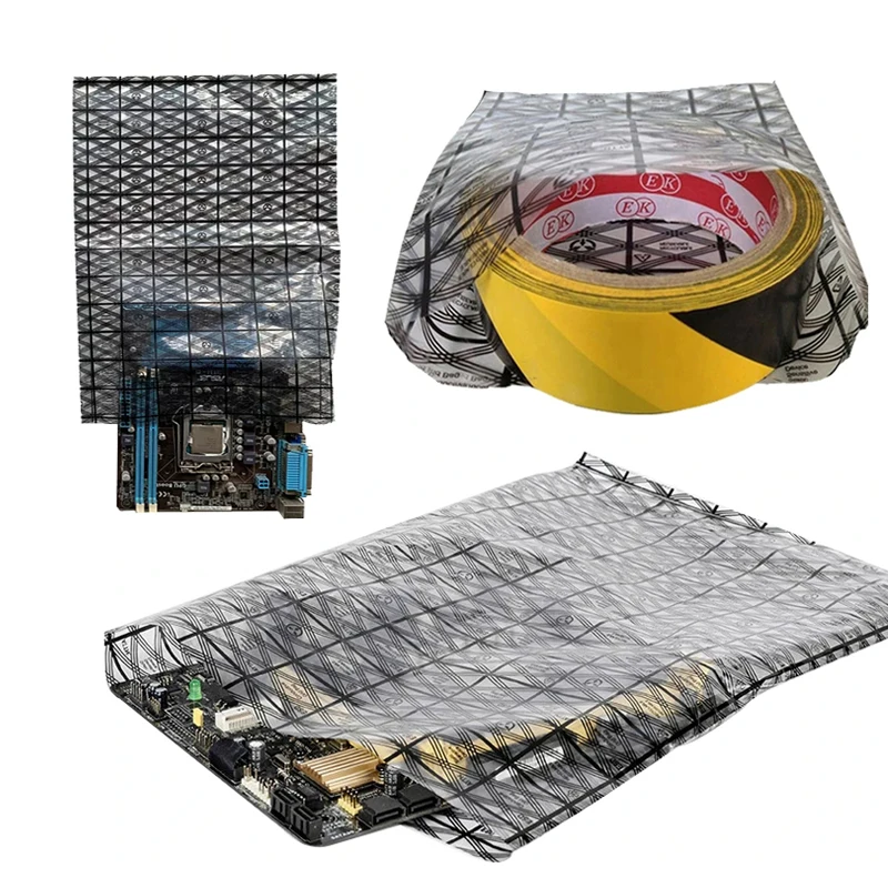 

90-piece Anti-static Bag Shielding Motherboard PE Video Card Bag Video Card LCD Screen Mesh Plastic Storage Bag Top Opening