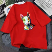 14 colors new color bullfighting print t shirt pure cotton round neck simple neutral short sleeved fashion harajuku daily top