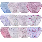 12 шт.лот для маленьких девочек, детское нижнее белье с рисунком героя из мультфильмов детское нижнее белье для детей трусы для девочек короткие трусы