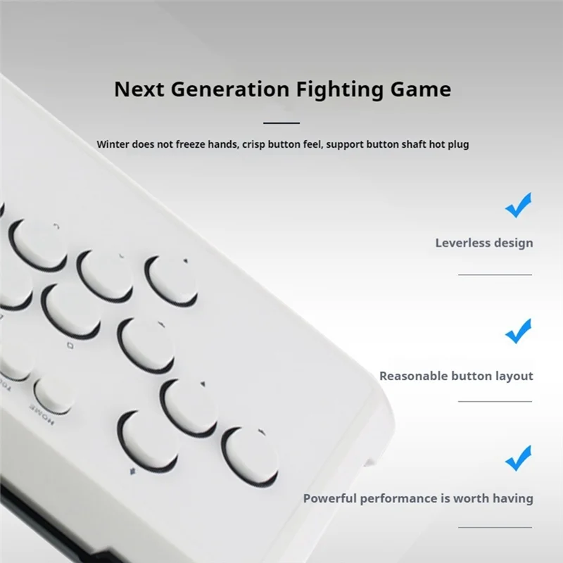 Лидер продаж T82C-A50 контроллер Hitbox игровая клавиатура RGB Light аркадный джойстик контроллер для PS4PS5PCSteam Fightstick Keyboa (art.: 3920cfe4bcc73) - 3920cfe4bcc73
