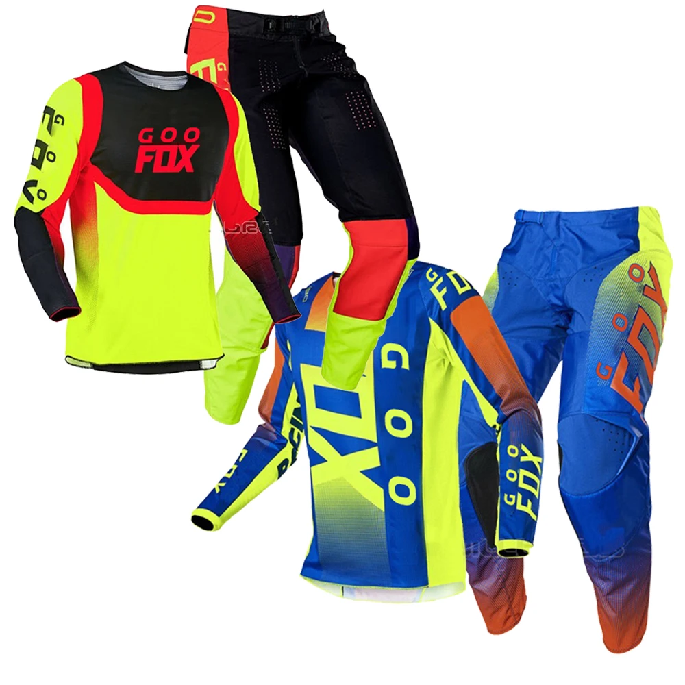 Kids Motocross MX Gear Set Motorcycle Pants And Jersey Motorbike Racing Suit Dirt Bike OFF Road Clothes enlarge